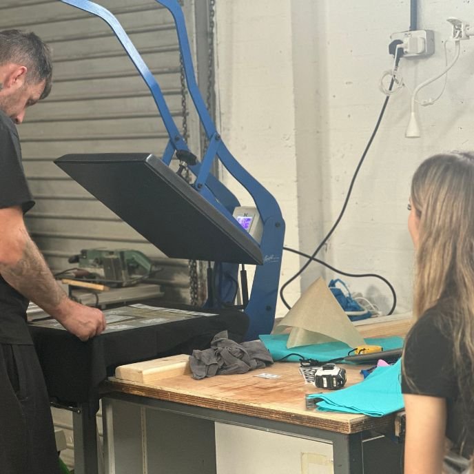 Heat press textiles